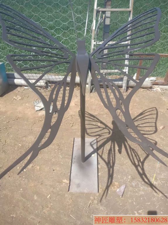 不锈钢蝴蝶雕塑，花园蝴蝶雕塑2